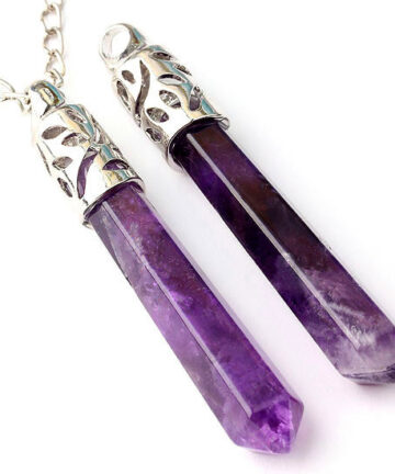 Hexagonal Amethyst Pendant – The Energy of Clarity and Spiritual Balance
